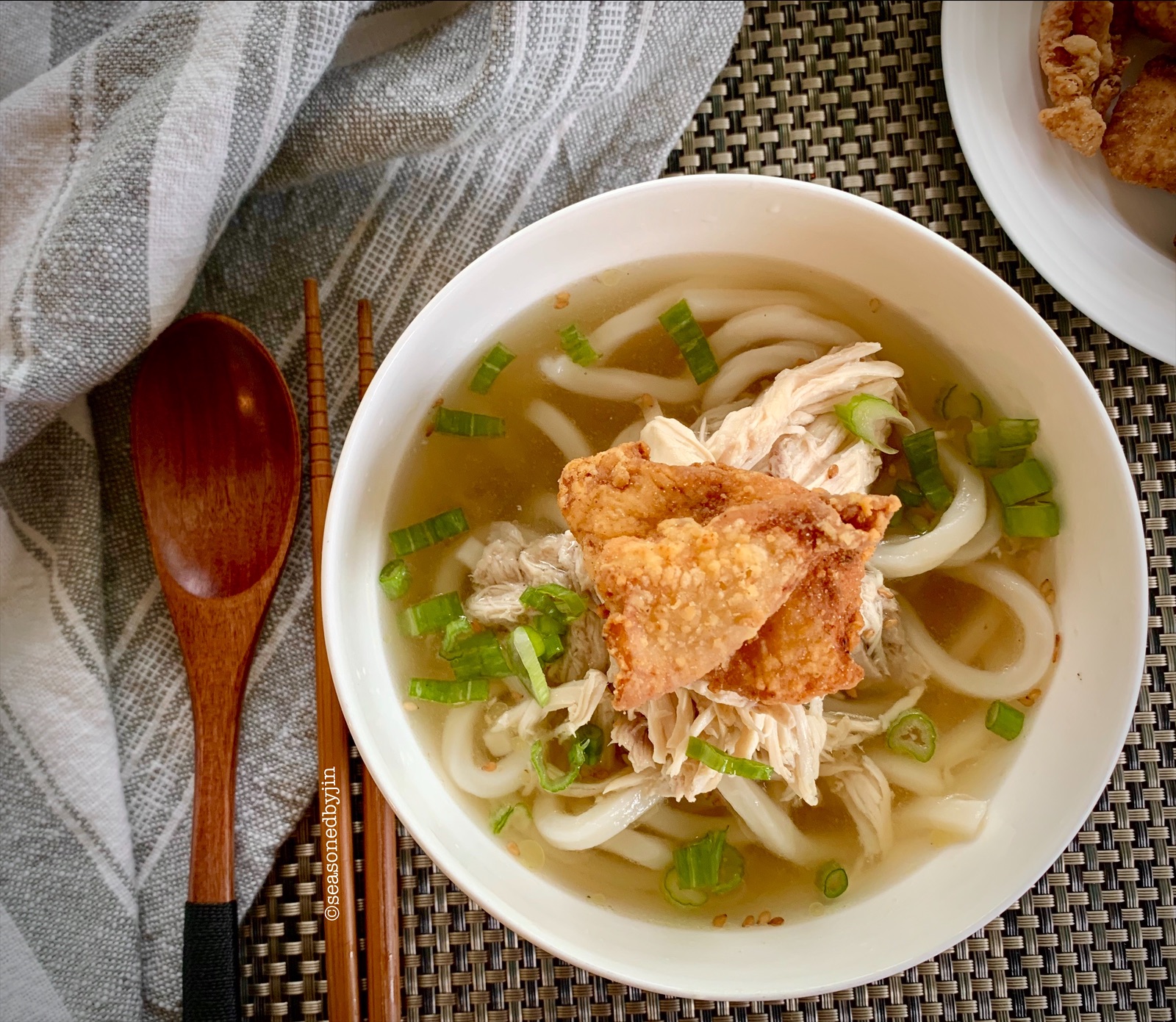 Instant Pot Chicken Udon Soup with Crispies-image