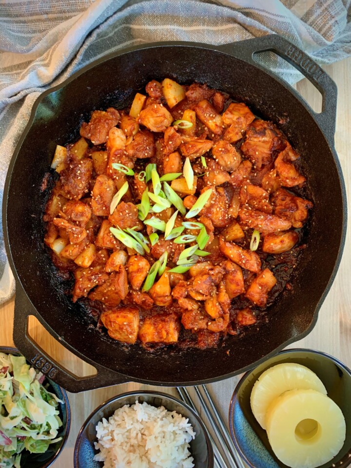 Korean Spicy Fire Chicken, Buldak ⋆ Seasoned by Jin