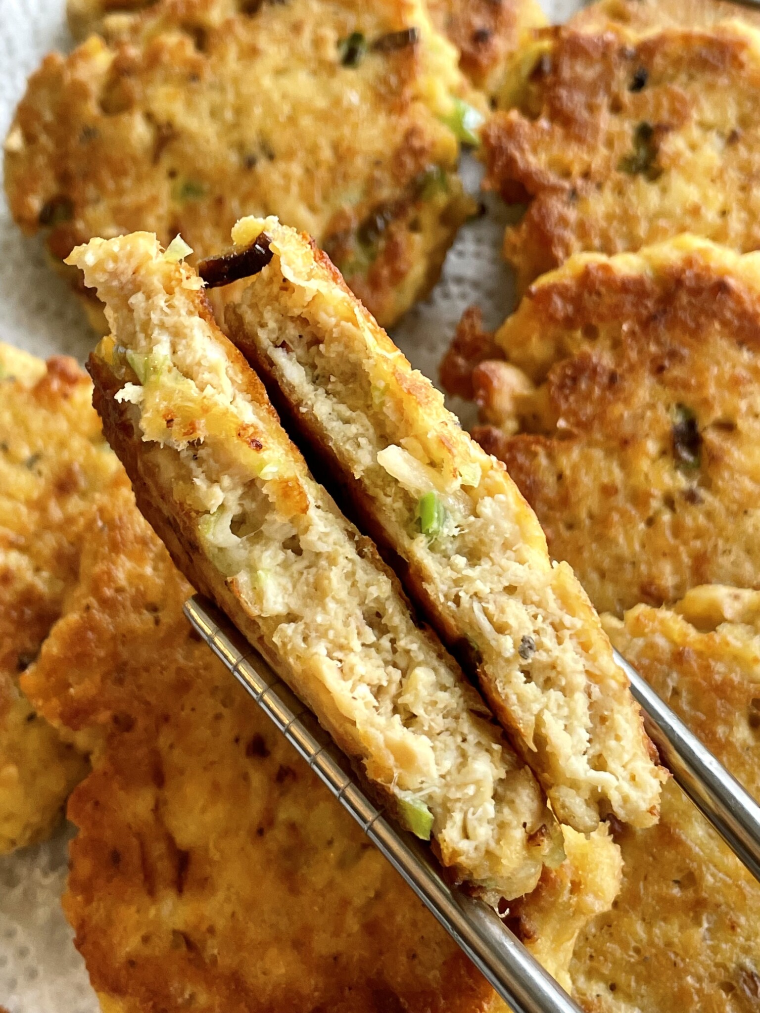 Salmon Tofu Patties Recipe ⋆ Seasoned by Jin
